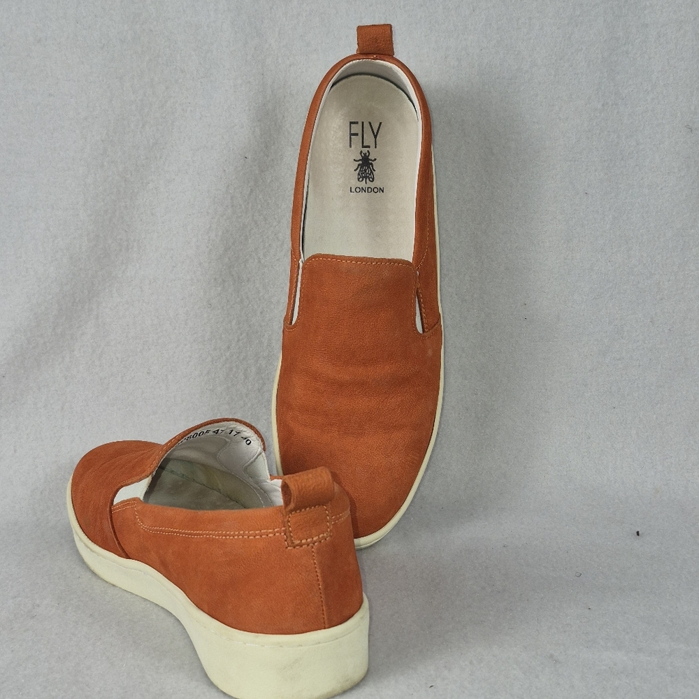 Fly London Womenβs Loafer β Burnt Orange Suede, Size 9.5 - Picture 8 of 9